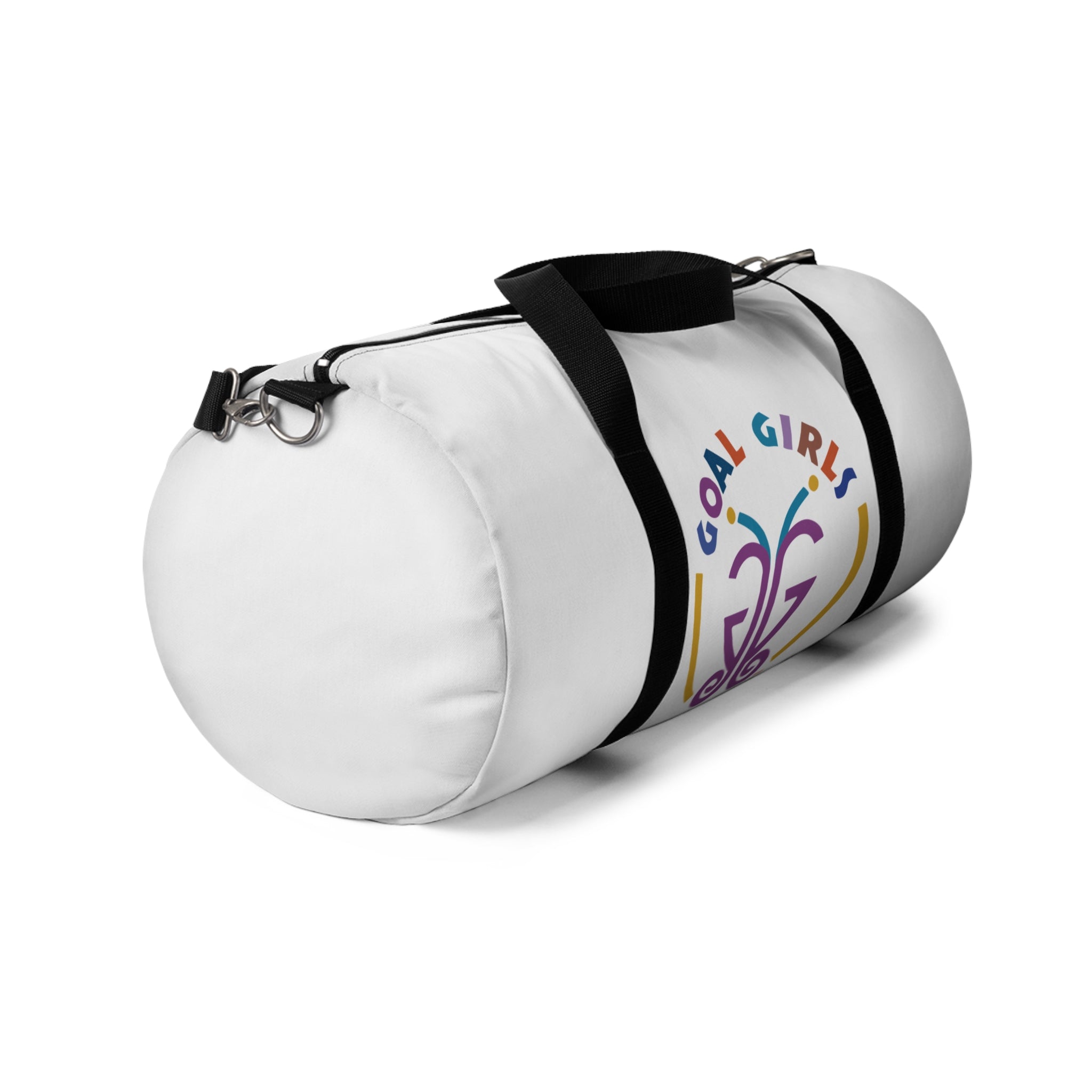 Goal Girls Duffel Bag in White
