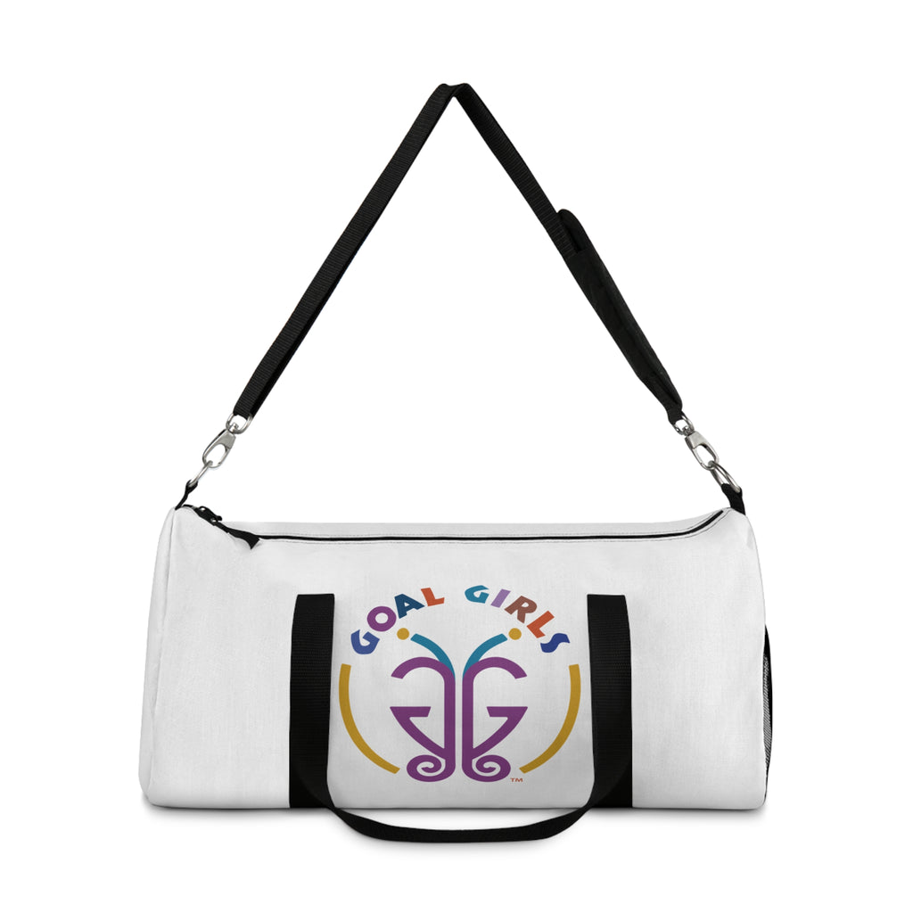 Goal Girls Duffel Bag in White