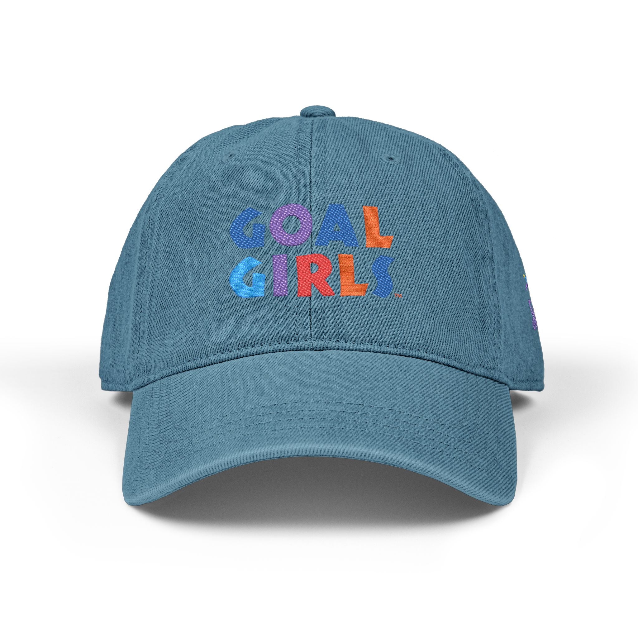 Goal Girls Embroidered Denim Hat