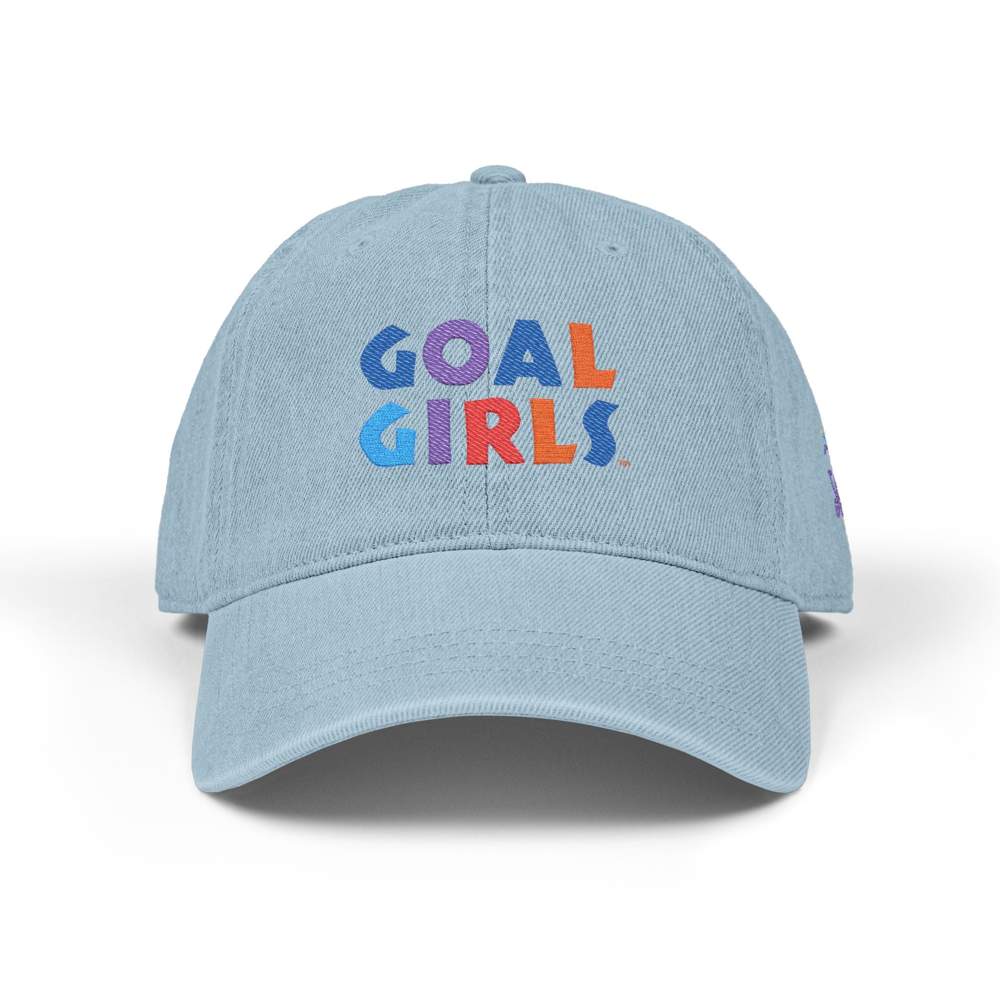 Goal Girls Embroidered Denim Hat