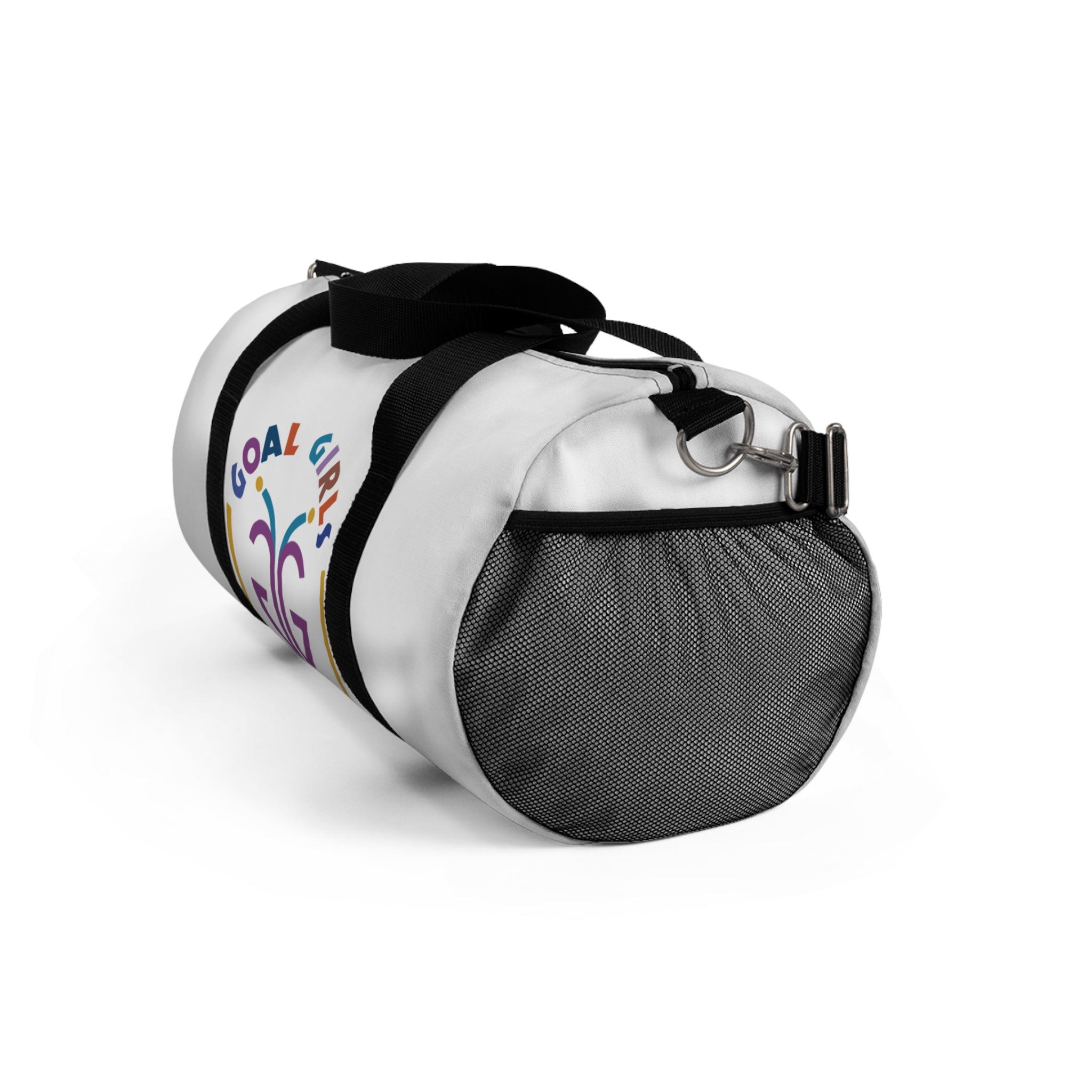 Goal Girls Duffel Bag in White