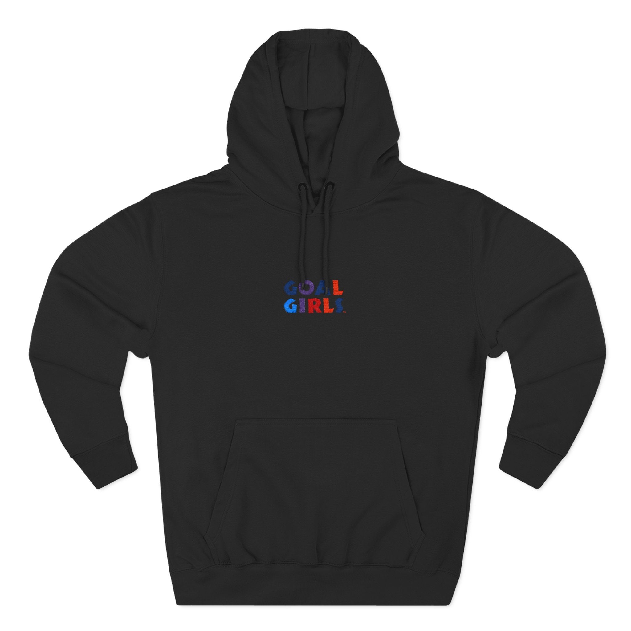 Goal Girls Stacked Logo Embroidered Hoodie