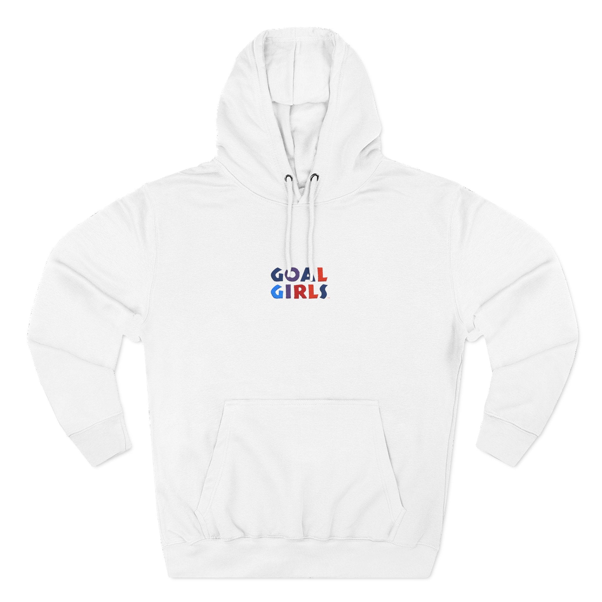 Goal Girls Stacked Logo Embroidered Hoodie