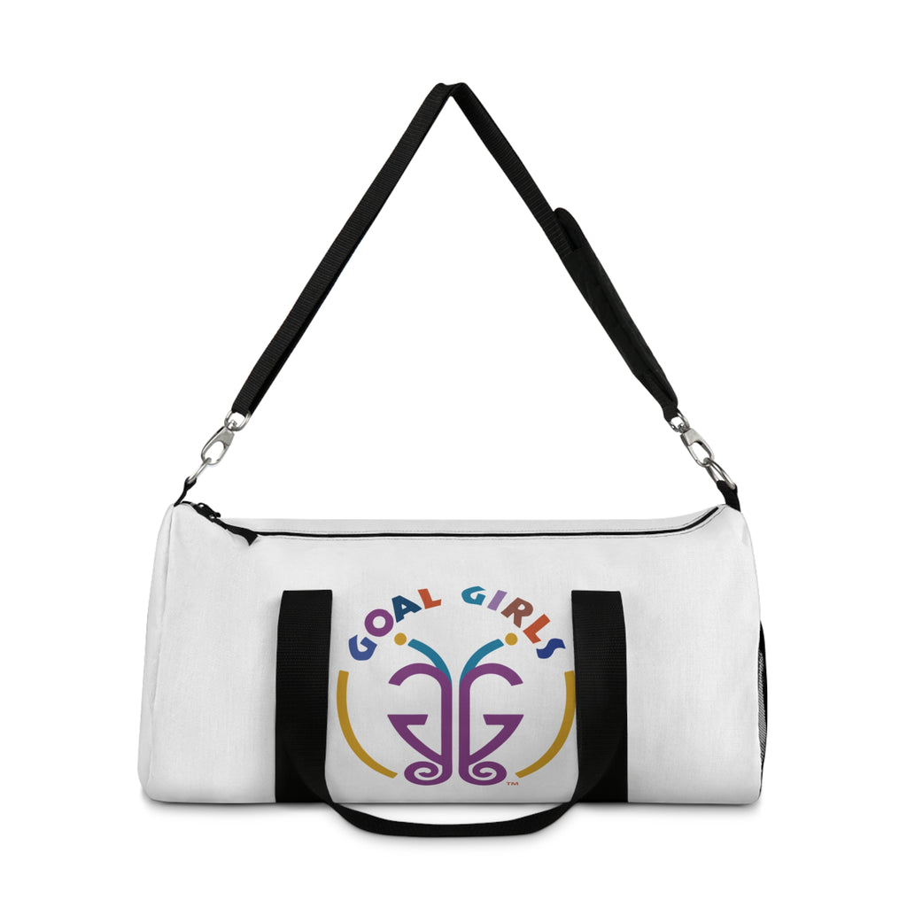 Goal Girls Duffel Bag in White