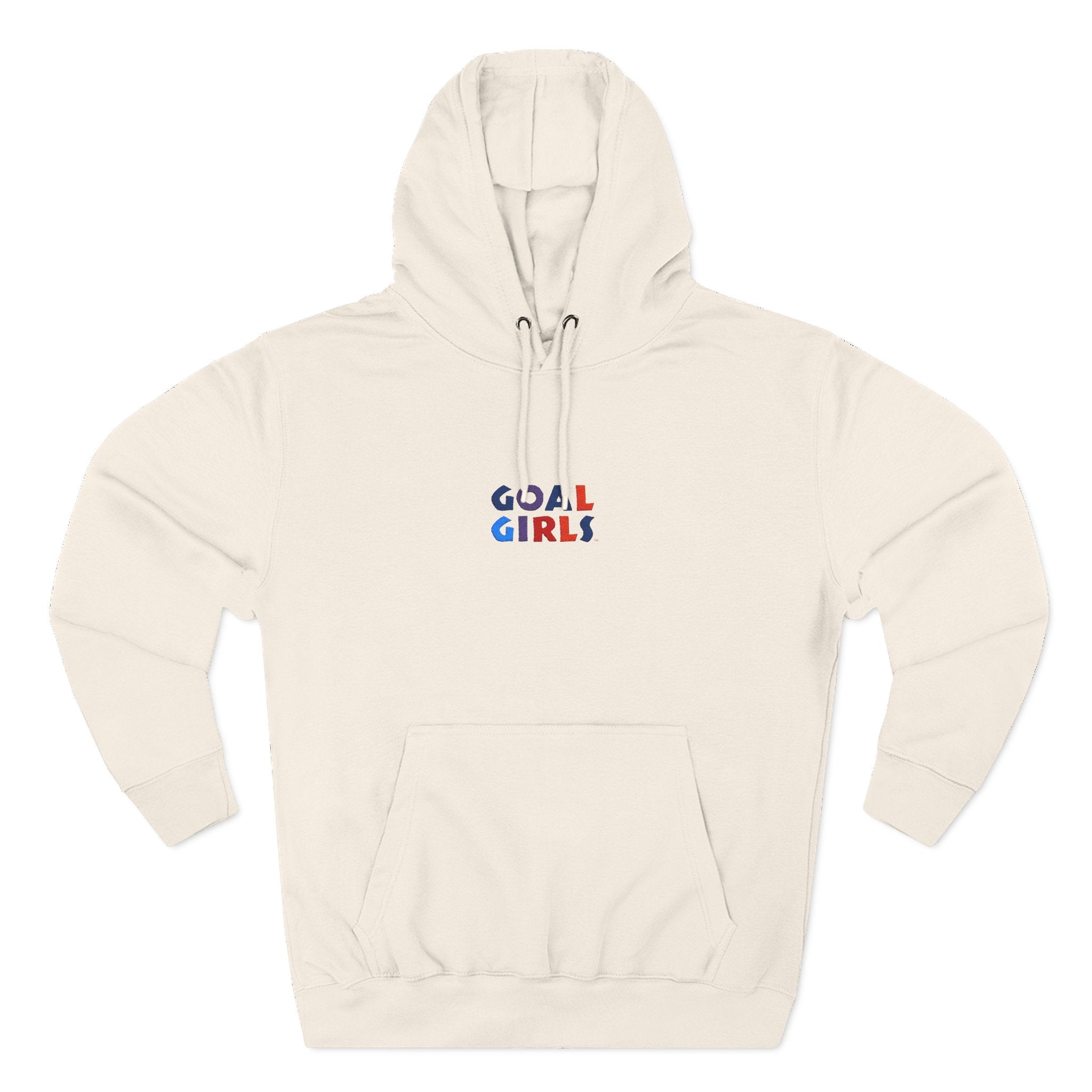 Goal Girls Stacked Logo Embroidered Hoodie