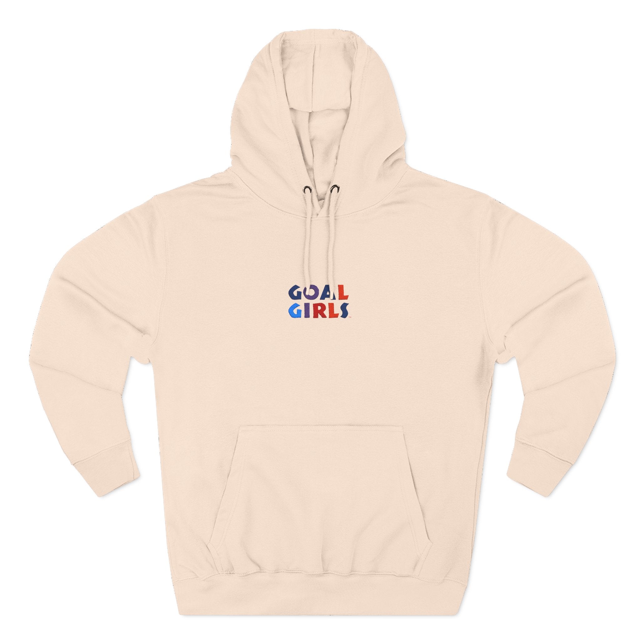 Goal Girls Stacked Logo Embroidered Hoodie